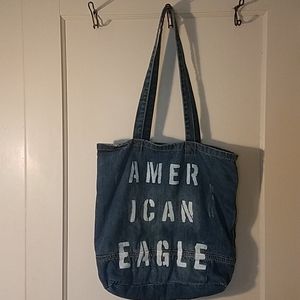 American Eagle Jean tote.